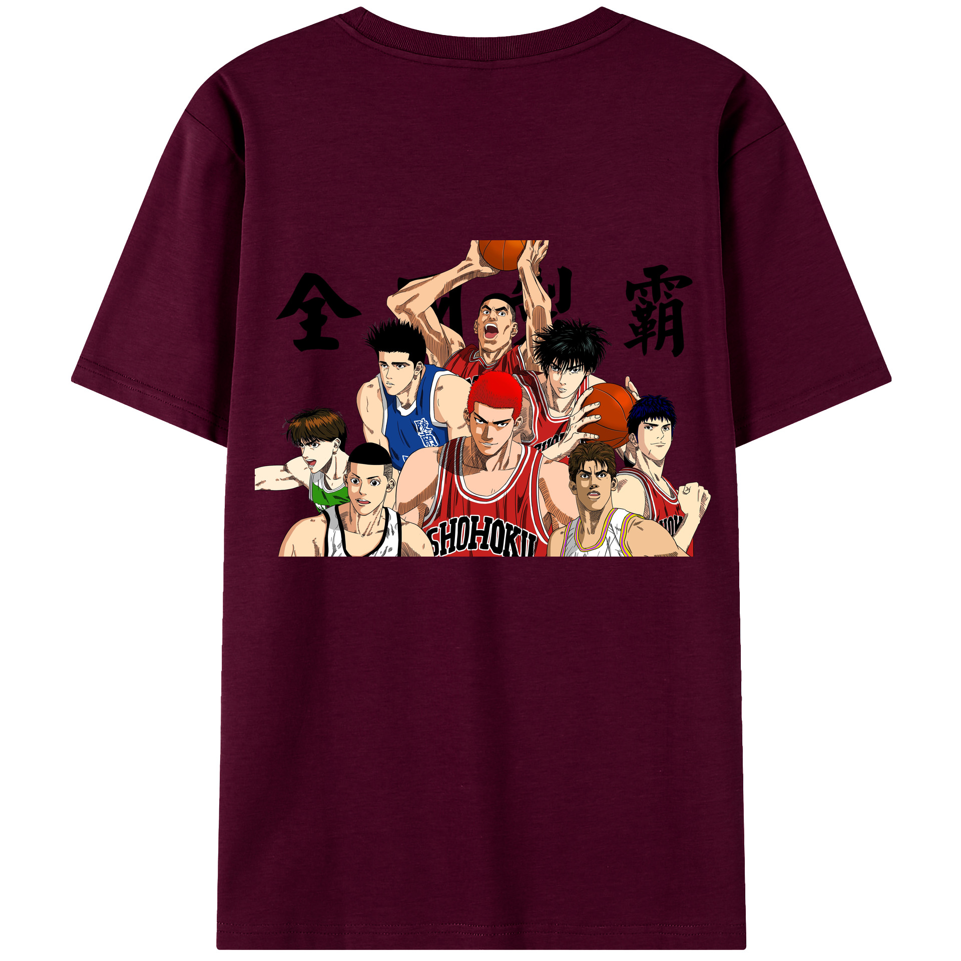SLAM DUNK／スラムダンク レディース半袖Tシャツ(バックプリント)